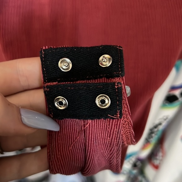 Charlotte Russe Medium M Bodysuit Burnt Orange Body Suit Tank - Picture 3 of 5